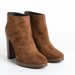 CAPPELLETTO 1948 Ankle Boots* - Viki2 Elisa Ankle Boot - Chestnut Suede