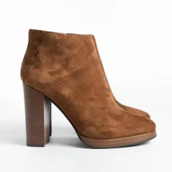 CAPPELLETTO 1948 Ankle Boots* - Viki2 Elisa Ankle Boot - Chestnut Suede