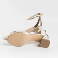 CAPPELLETTO 1948 Sandals With Heel*Cappellettoshop - Sandals With Heels - Aleta 4 - Platinum Laminate