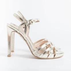 CAPPELLETTO 1948 Sandals With Heel*Cappellettoshop - Sandals With Heels - Lilyan3 - Platinum Laminate