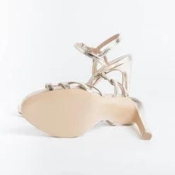 CAPPELLETTO 1948 Sandals With Heel*Cappellettoshop - Sandals With Heels - Lilyan3 - Platinum Laminate