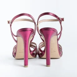 CAPPELLETTO 1948 Sandals With Heel*Cappellettoshop - Sandals With Heels - Lilyan3 - Fuchsia Laminate