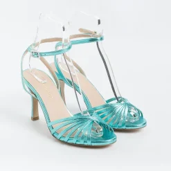 CAPPELLETTO 1948 Sandals With Heel*Cappellettoshop - Sandals With Heels - Venus 14 - Light Blue Laminate