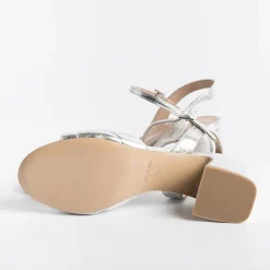 CAPPELLETTO 1948 Sandals With Heel*Cappellettoshop - Sandals With Heels - Anika7 - Silver Laminate