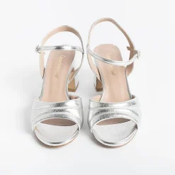 CAPPELLETTO 1948 Sandals With Heel*Cappellettoshop - Sandals With Heels - Anika7 - Silver Laminate