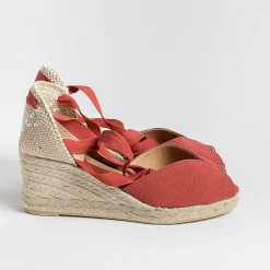 CASTAÑER Sandals With Heel*Castaner - Sandals With Heels - Espadrilles - Bilina 6 - Red Carmine