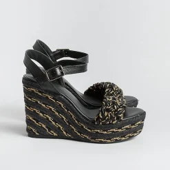 CASTAÑER Sandals With Heel*Castaner - Sandals With Heels - Espadrilles - Joaquina - Black Gold