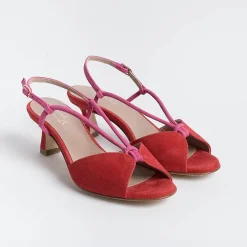 CHEVILLE Sandals With Heel* - Sandals With Heels - Alida - Fuchsia Red
