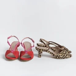 CHEVILLE Sandals With Heel* - Sandals With Heels - Alida - Fuchsia Red
