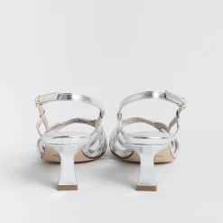 CHEVILLE Ceremony - Shoes And Clutches* - Sandals With Heel - Clizia - Silver