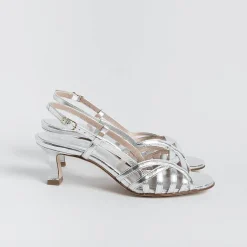 CHEVILLE Ceremony - Shoes And Clutches* - Sandals With Heel - Clizia - Silver