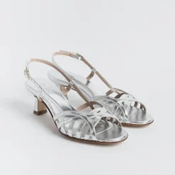 CHEVILLE Ceremony - Shoes And Clutches* - Sandals With Heel - Clizia - Silver