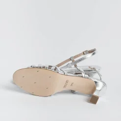 CHEVILLE Ceremony - Shoes And Clutches* - Sandals With Heel - Clizia - Silver