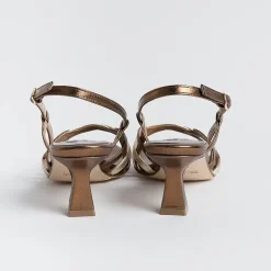CHEVILLE Sandals With Heel* - Sandals With Heel - Clizia - Bronze Gold