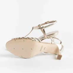 CHEVILLE Ceremony - Shoes And Clutches* - Sandals With Heel - Ophelia - Platinum