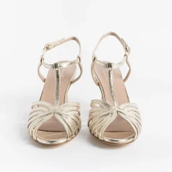 CHEVILLE Ceremony - Shoes And Clutches* - Sandals With Heel - Ophelia - Platinum