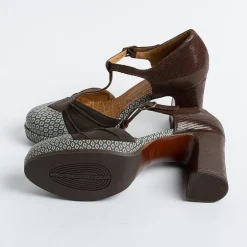 CHIE MIHARA - Collezione Donna Decollete*Chie Mihara - Decollete - Dajud43 - Shower Blue - Jeep Coffee