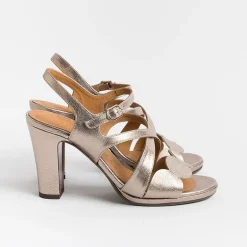 CHIE MIHARA - Collezione Donna Sandals With Heel*Chie Mihara - Sandals With Heels - Arana - Champagne Laminate