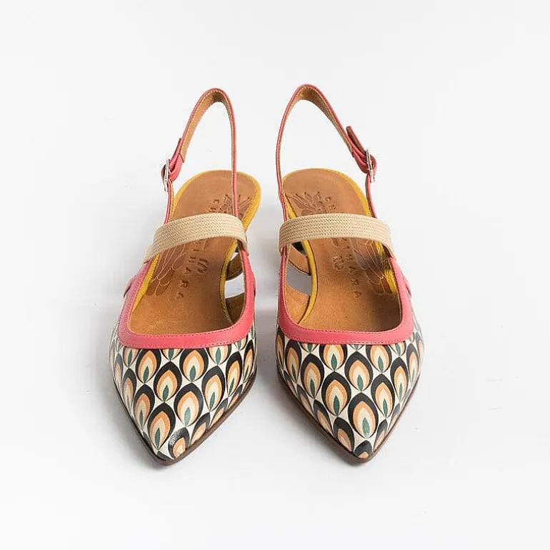CHIE MIHARA - Collezione Donna Slingbacks*Chie Mihara - Sling Back - Haya - Fuchsia/ Multi