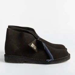 CLARKS - Collezione Uomo Poles*Clarks - Polish - Desert Coal - Brown Suede