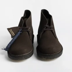 CLARKS - Collezione Uomo Poles*Clarks - Polish - Desert Coal - Brown Suede