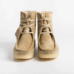 CLARKS - Collezione Donna Ankle Boots*Clarks - Wallabeecup Hi Boot - Beige