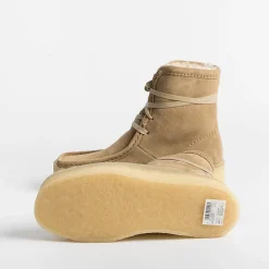 CLARKS - Collezione Donna Ankle Boots*Clarks - Wallabeecup Hi Boot - Beige