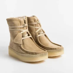 CLARKS - Collezione Donna Ankle Boots*Clarks - Wallabeecup Hi Boot - Beige