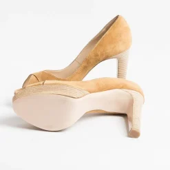 CONTO A Decollete*Claude Mare - Decollete - Newtomia - Beige Suede