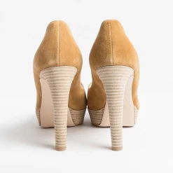 CONTO A Decollete*Claude Mare - Decollete - Newtomia - Beige Suede