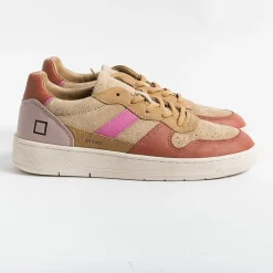 DATE Sneakers* - Sneakers - Court 2.0 Hairy Beige - Beige Orange