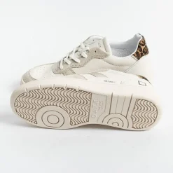 DATE Sneakers* - Sneakers - Court 2.0 Vintage Calf - Ivory Leopard