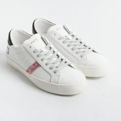 DATE Sneakers* - Sneakers - Hill Low Vintage Calf White Petal - White Pink
