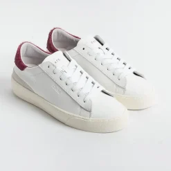 DATE Sneakers* - Sneakers - Sonica Calf White Petal - White Pink Cavallino