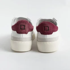 DATE Sneakers* - Sneakers - Sonica Calf White Petal - White Pink Cavallino