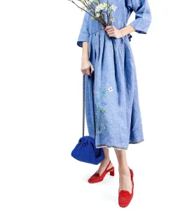 DEL CARLO Slingbacks* - Sling Back - 11503 - Miro - Poppy Weaving