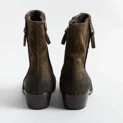 Elena Iachi Ankle Boots* - Texan Boot E3533 - Hombre Bark Wash