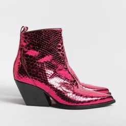 Elena Iachi Ankle Boots* - Texan Boot E2040 - Bangkok Peony