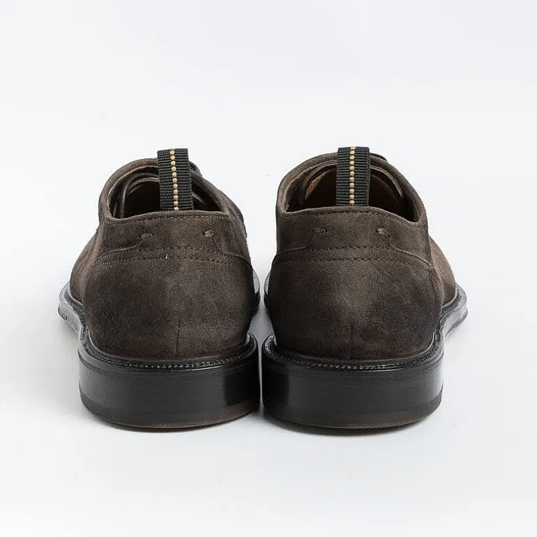 FABI Derby And Oxford Shoes* - Derby -Fu0842 - Vintage Dark Brown Suede