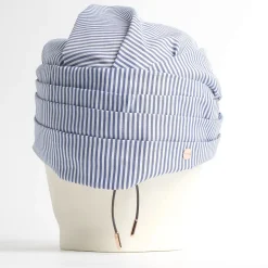 FLAPPER - Genevieve Xhaet Hats And Caps*Flapper - Elisabeth - White And Blue