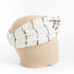 FLAPPER - Genevieve Xhaet Hats And Caps*Flapper - Gia Band - White Black