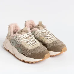 FLOWER MOUNTAIN Sneakers* - Kotetsu 1E03 Sneakers - Teddy Beige Pink