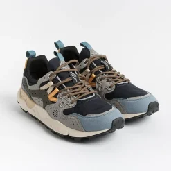 FLOWER MOUNTAIN Sneakers* - Yamano 3 1C74 Sneakers - Navy/ Grey