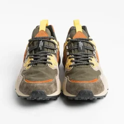 FLOWER MOUNTAIN Sneakers* - Yamano 3 Sneakers - 1B41 Gray / Military Green
