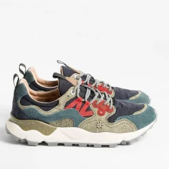 FLOWER MOUNTAIN Sneakers* - Yamano 3 Sneakers - 1C38 Blue/Turquoise Green