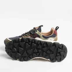 FLOWER MOUNTAIN Sneakers* - Yamano 3 Sneakers - 3D31 Blue / Brown