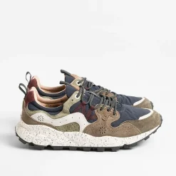 FLOWER MOUNTAIN Sneakers* - Yamano 3 Sneakers - 3D31 Blue / Brown