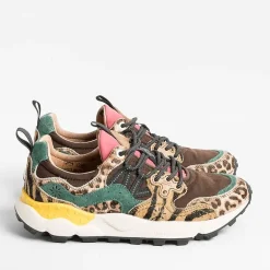 FLOWER MOUNTAIN Sneakers* - Yamano 3D31 Sneakers - Brown / Pony