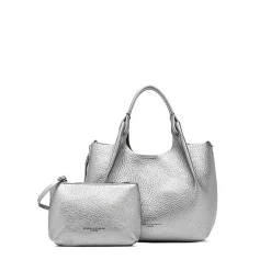 Gianni Chiarini Tote Bags* - Bs 9719 - Dua - Dark Silver Beaver
