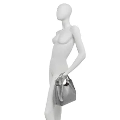 Gianni Chiarini Tote Bags* - Bs 9719 - Dua - Dark Silver Beaver
